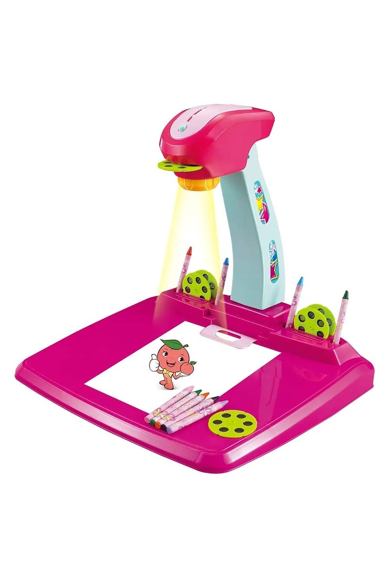 Interactive Projector Desk Learning Set for Kids – Educational Drawing & Writing Toy with Projection Light, Art Supplies & Adjustable Desk - Image 1