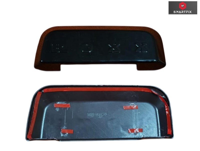 SmartFX SF SMARTFIX Mahindra Thar Roxx 2024 Catch Cover | Door Handle Cover/Protector, Chrome-Finish ABS Material, Black, Set of 6 Pieces with Adhesive Back (Black) - Image 4