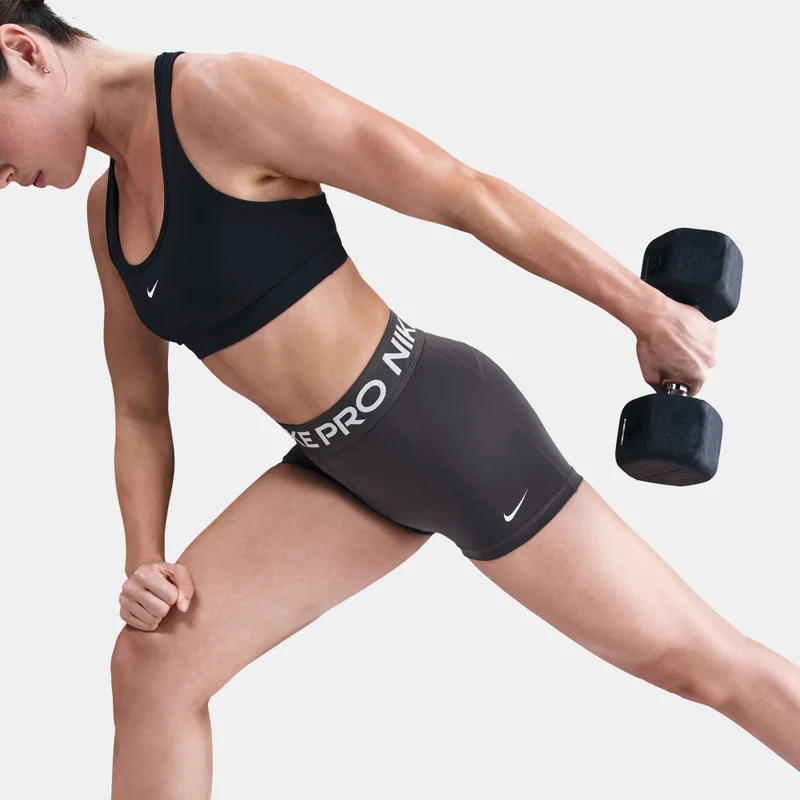 Nike Grey Women's Pro Training Shorts for Women | Best Price UAE