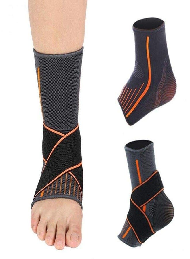 NUCARTURE ankle support for men and women pain relief straps for running sports,bandage wrap protection ligament injury ankle brace guard (Adjustable, 1 Count (Pack of 1)) - Image 1