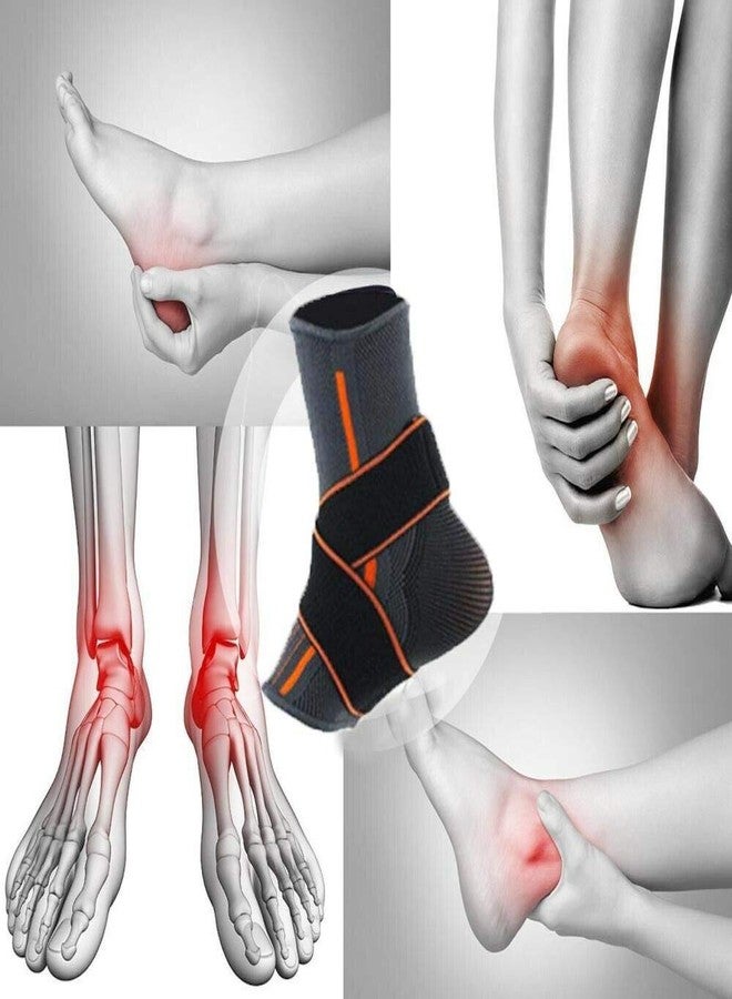 NUCARTURE ankle support for men and women pain relief straps for running sports,bandage wrap protection ligament injury ankle brace guard (Adjustable, 1 Count (Pack of 1)) - Image 5