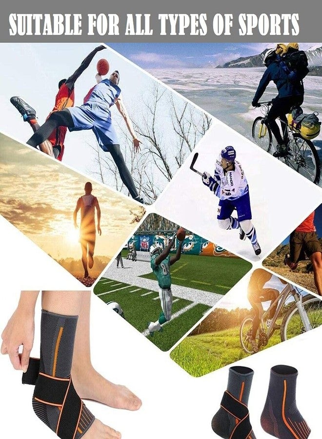 NUCARTURE ankle support for men and women pain relief straps for running sports,bandage wrap protection ligament injury ankle brace guard (Adjustable, 1 Count (Pack of 1)) - Image 4