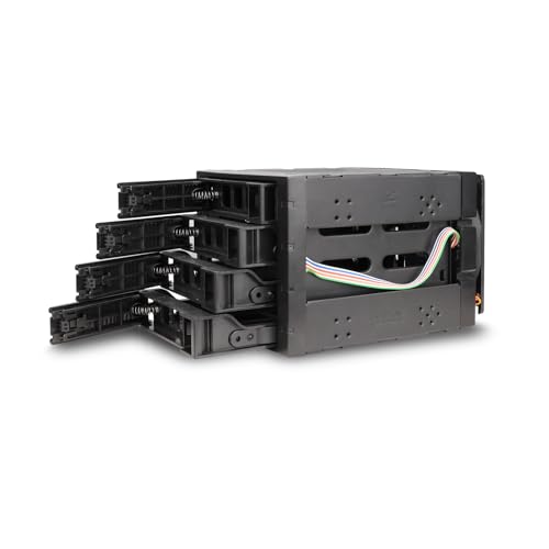 Rosewill Internal Hard Drive Enclosure - 3 x 5.25 to 4 x 3.5 Hot-Swap Enclosure - SATA I/II/III/ & SAS HDD - RSV-SATA-Cage-34 - Image 4