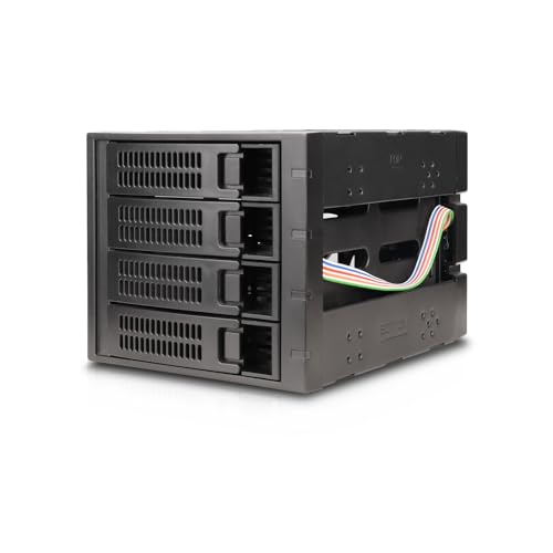 Rosewill Internal Hard Drive Enclosure - 3 x 5.25 to 4 x 3.5 Hot-Swap Enclosure - SATA I/II/III/ & SAS HDD - RSV-SATA-Cage-34 - Image 2