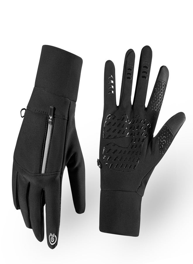 BADOWL ThermaGrip Water-Resistant Winter Gloves with Touchscreen Fingers, Windproof, Anti-Slip Silicone Grip, Insulated Thermal Gloves for Outdoor Activities - Image 1