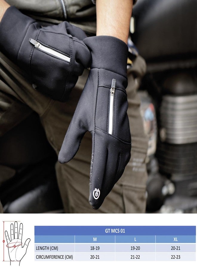 BADOWL ThermaGrip Water-Resistant Winter Gloves with Touchscreen Fingers, Windproof, Anti-Slip Silicone Grip, Insulated Thermal Gloves for Outdoor Activities - Image 5