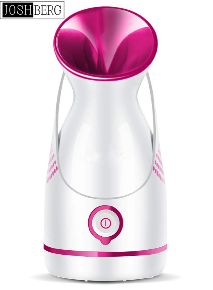 جوشبيرغ جهاز بخار للوجه - جهاز بخار للوجه أيوني نانوي، جهاز بخار دافئ للساونا المنزلية، جهاز ترطيب للوجه، جهاز بخار للتنظيف العميق، يفتح المسام والجيوب الأنفية - Image 1