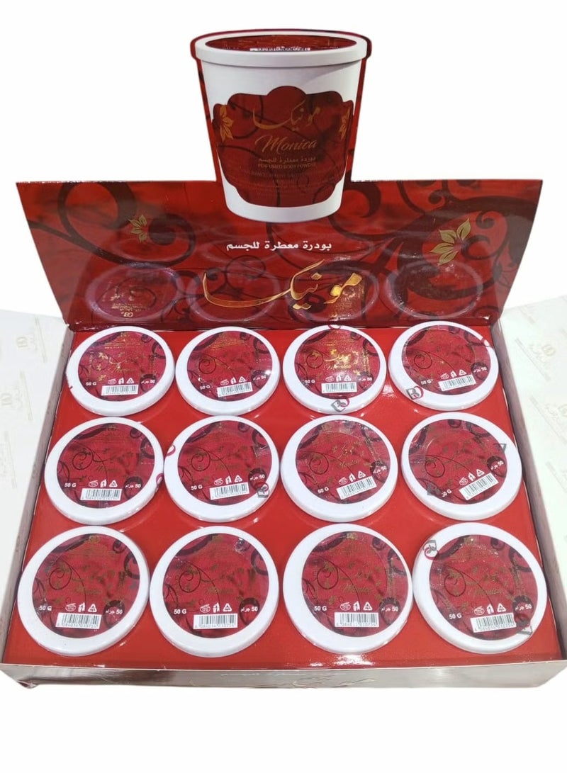 Banafa Monica powder 12 pieces 50 ml - Image 1