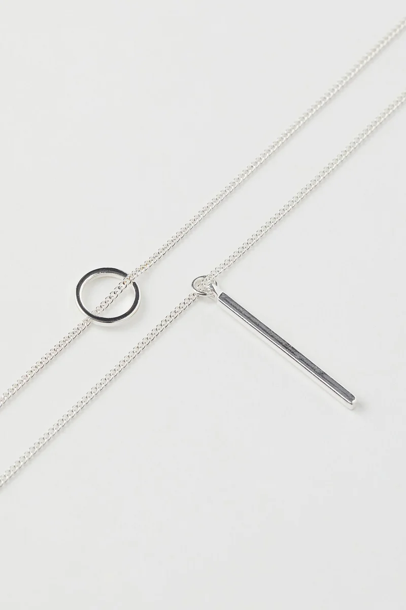 اتش اند ام Two-Strand Necklace