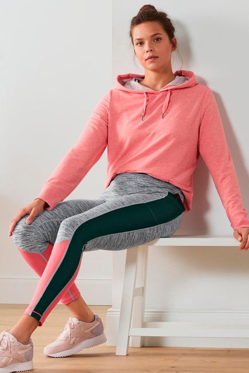 Tchibo Women Sportswear Fit Training Tights, Grey  - Image 1