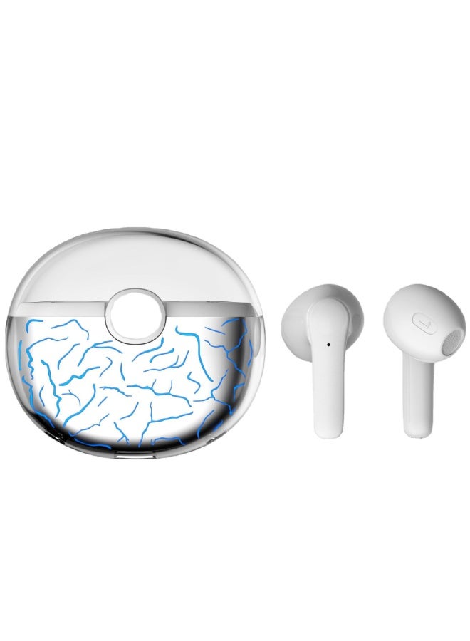 KUYING New Esports Wireless TWS Bluetooth Earphones Stereo High Sound Quality Colorful Transparent Spaceroom Bluetooth Earphones 