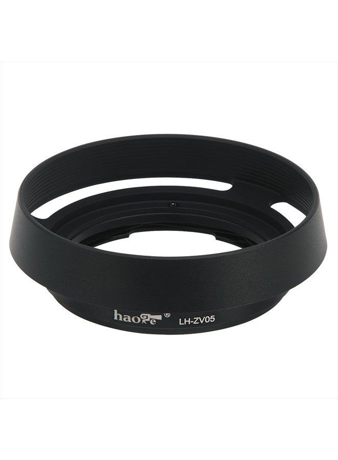 Haoge LH-ZV05 Round Metal Lens Hood for Carl Zeiss Biogon T* 2/35 35mm f2 ZM, C Biogon T* 2.8/35 35mm f2.8 ZM, Planar T* 2/50 50mm f2 ZM; Voigtlander NOKTON Classic 35mm f1.4 VM, 40mm f1.4 VM as LH-6 - Image 1