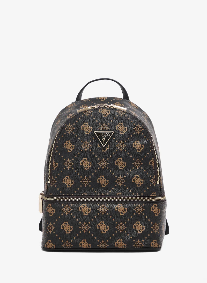 GUESS Silia Logo Detail Top Handle Backpack