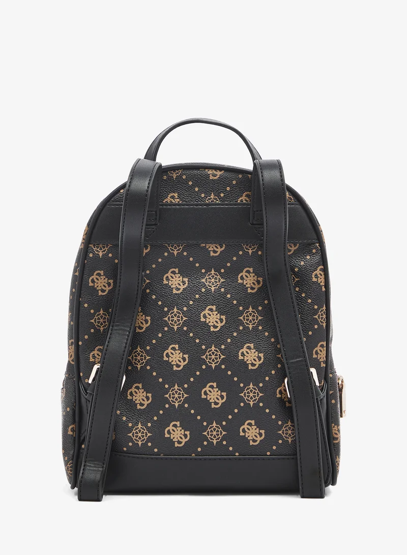 GUESS Silia Logo Detail Top Handle Backpack