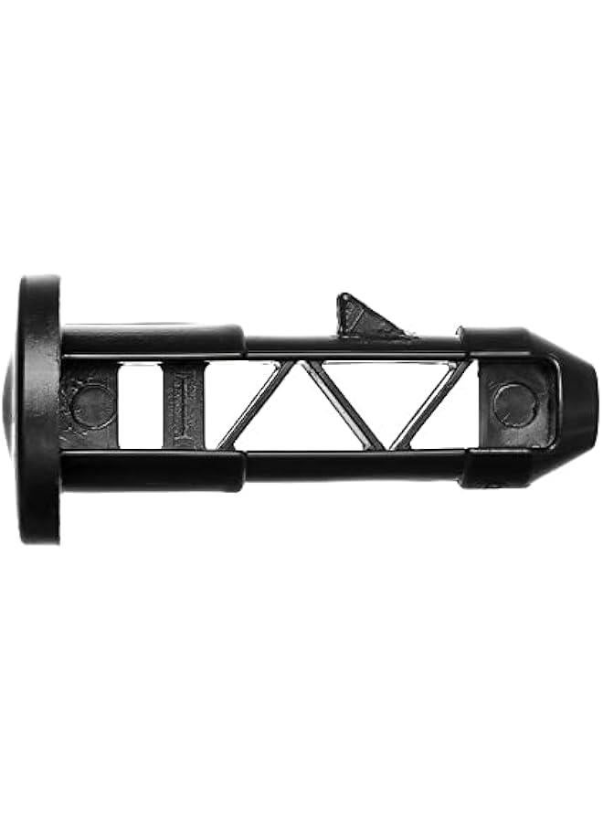 6pcs Wheelie Bin Lid Hinge PinPlastic Wheelie Bin Lid Hinge Pin Wheelie Trash Bins 67mmx31mm Black for 80-240l Household and Commercial  - Image 3