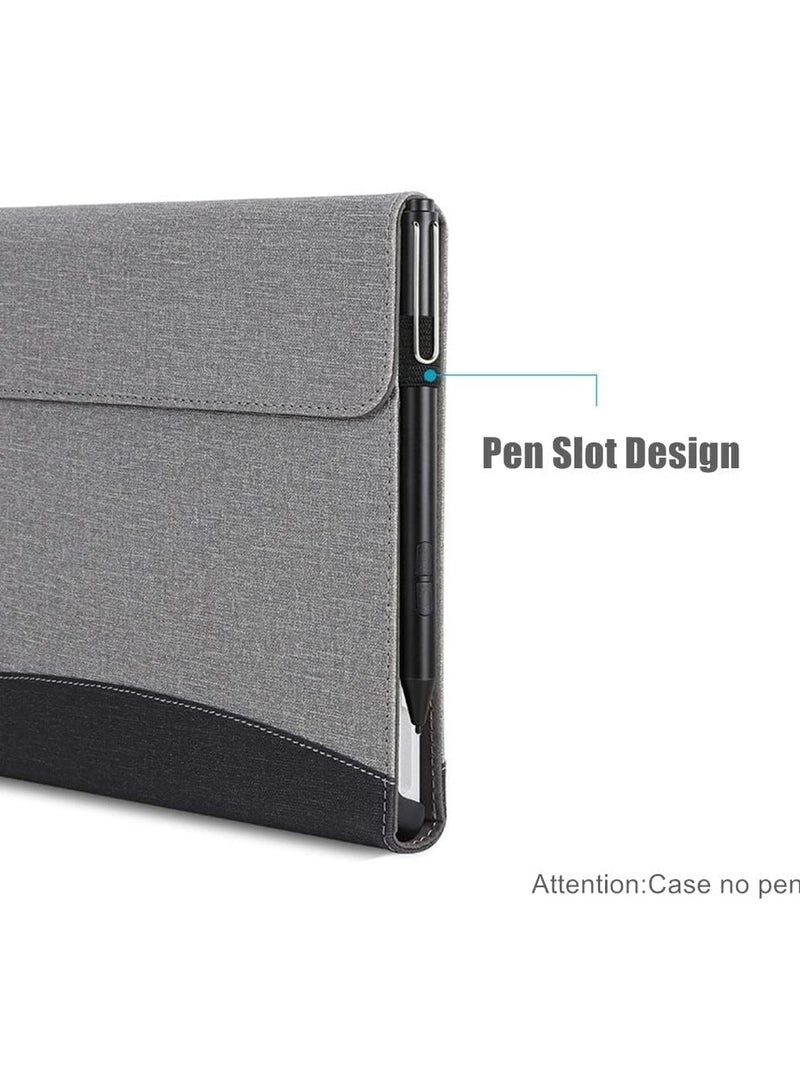 Case Compatible with Microsoft Surface Pro 10 13 inch 2024 Tablet Sleeve Pouch Cover for Surface Pro 10 5G Stand Pu Leather Cases - Image 4