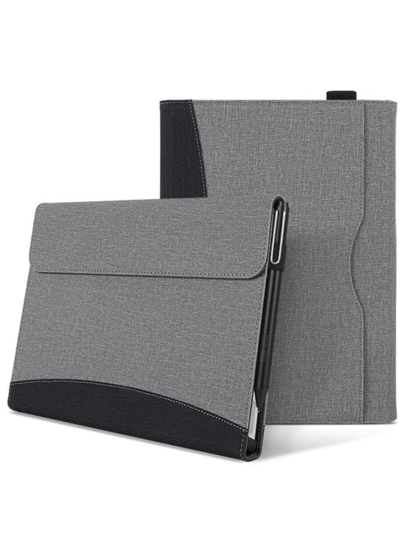 Case Compatible with Microsoft Surface Pro 10 13 inch 2024 Tablet Sleeve Pouch Cover for Surface Pro 10 5G Stand Pu Leather Cases - Image 1