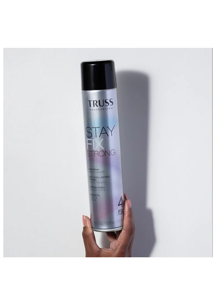 تروس بخاخ تثبيت الشعر ستاي فيكس من تروس، 450 مل - Image 1