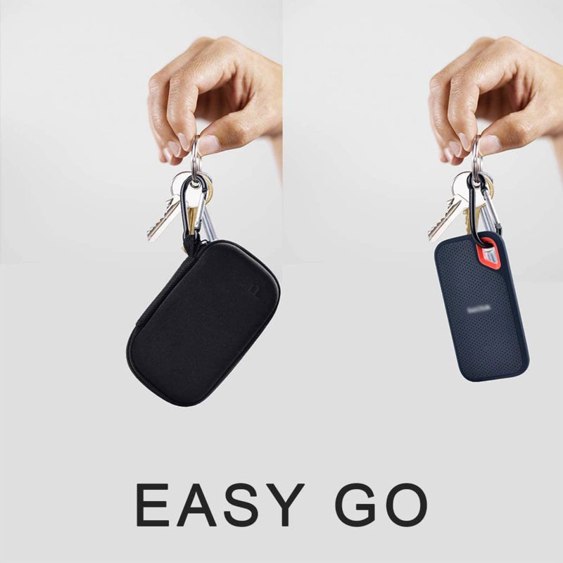 PAIYULE Case Compatible with 1TB 2TB 500GB / for PRO Extreme Portable SSD, External Solid State Hard Drive Storage Holder for SDSSDE61/ SDSSDE60/ SDSSDE81 (Box Only)(Black) - Image 3