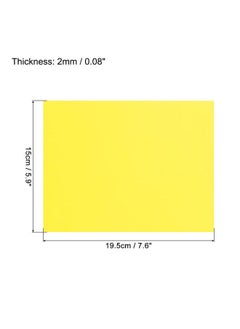 Eva Foam Sheets Yellow 7.6 Inch X 5.9 Inch 2Mm Thickness For Crafts Diy Pack Of 5 - pzsku/Z4C97301BAC31F4C37596Z/45/_/1706523085/de93e414-20e9-4a76-8e55-e0e79d8d7f16