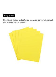 Eva Foam Sheets Yellow 7.6 Inch X 5.9 Inch 2Mm Thickness For Crafts Diy Pack Of 5 - pzsku/Z4C97301BAC31F4C37596Z/45/_/1706523121/9005a82d-9a22-495f-abc2-cce57fba328e