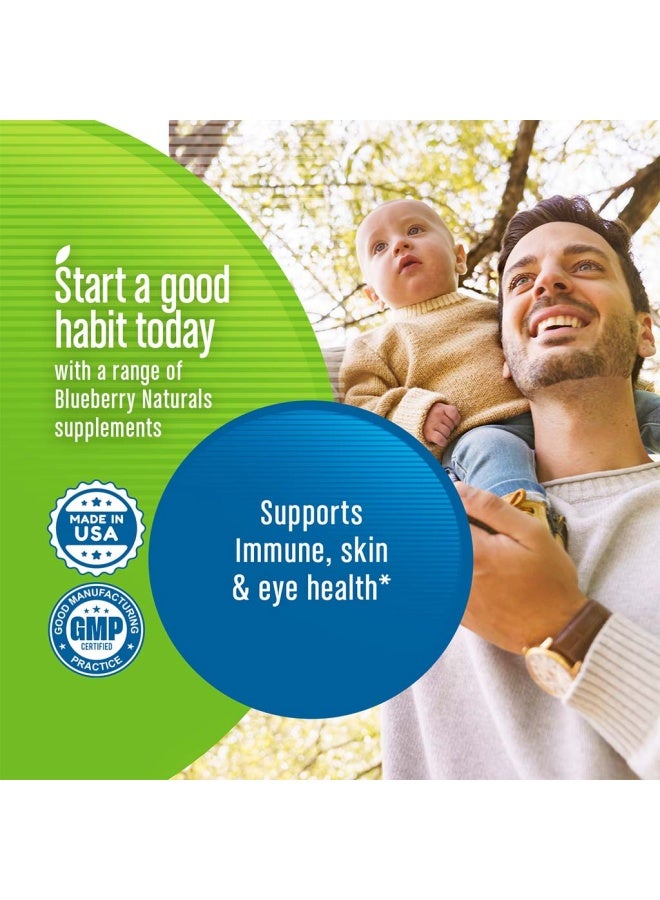 blueberry NATURALS Betacarotene 25,000Iu Softgels 100'S B0012 - Image 4