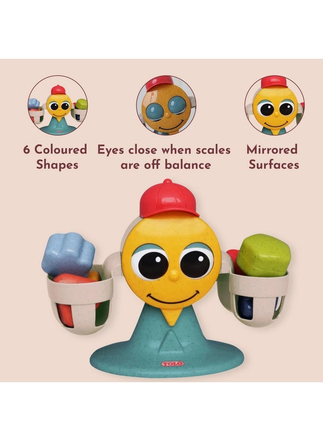 Tolo My First Scales | Interactive Balancing Toy for Babies 12+ Months | Includes 6 Colorful Shapes with Rattle Sounds | Develops Hand-Eye Coordination, Cause and Effect & Reasoning Skills - Image 4