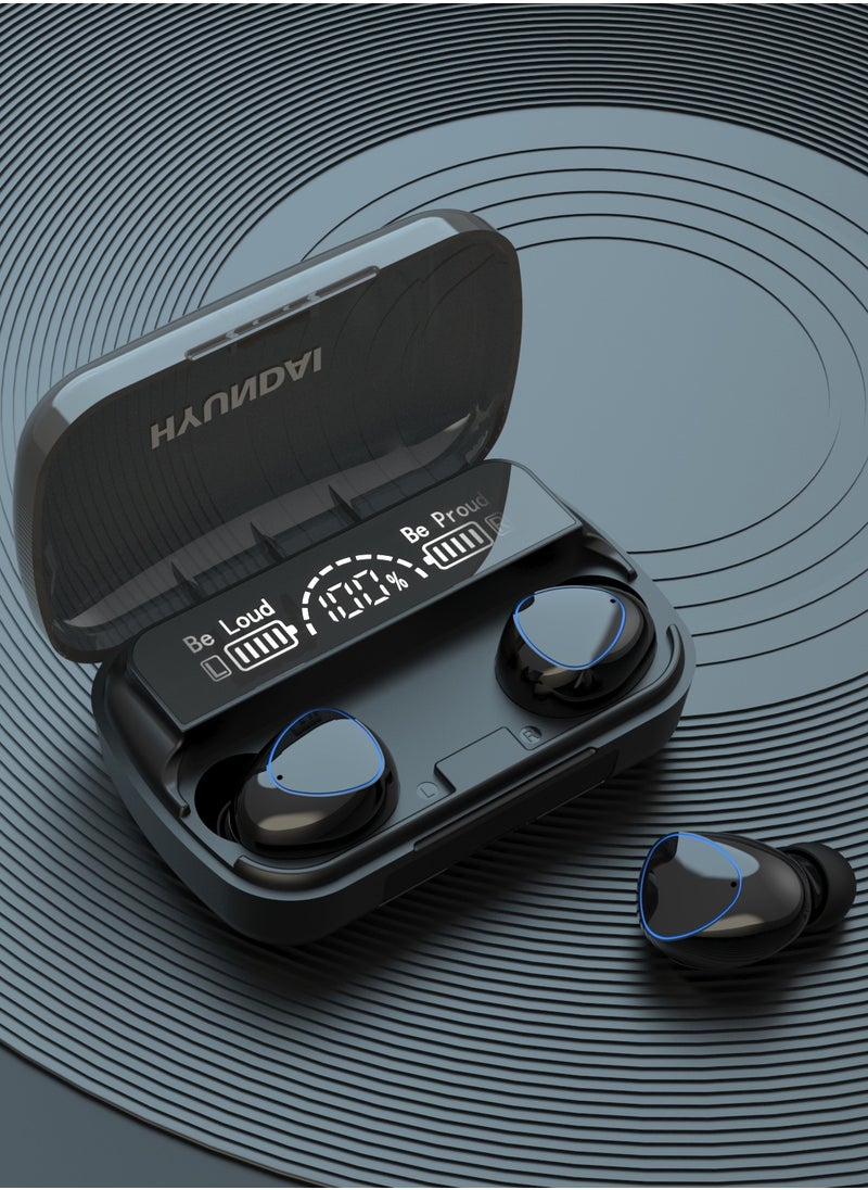 HYUNDAI - Hyundai HY-T18 Wireless Bluetooth Headphones-Black - Image 1