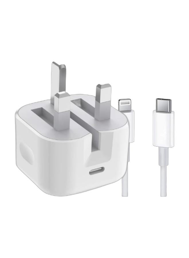 THE ARTFUL BLEND 35W Fast Charger and USB C to Lightning Cable - Image 1