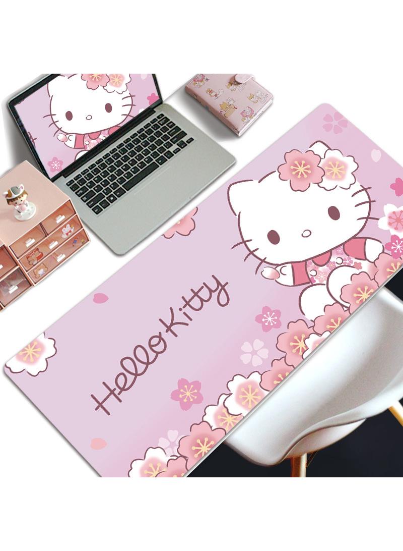 Y&D Hello Kitty Gift For Girls Gaming Mouse Pad Extended Large Mat Desk Pad Stitched Edges Mousepad Long Mouse Pad And Non-Slip Rubber Base Mice Pad 800X300X4mm - Image 1