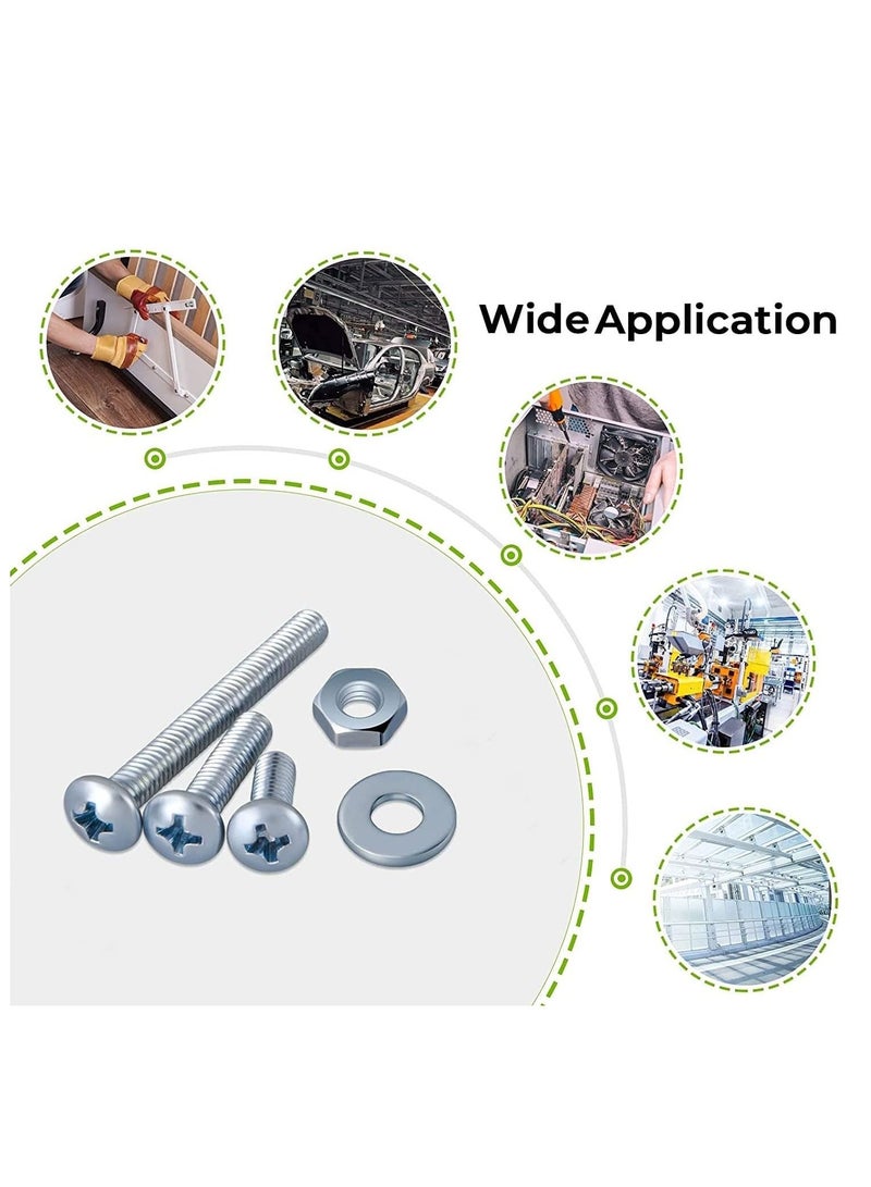 RACO Machine Screws/Bolts Stainless Steel Round Head Phillips Screws Muliti Purpose Use (5, 6x20mm) - Image 3