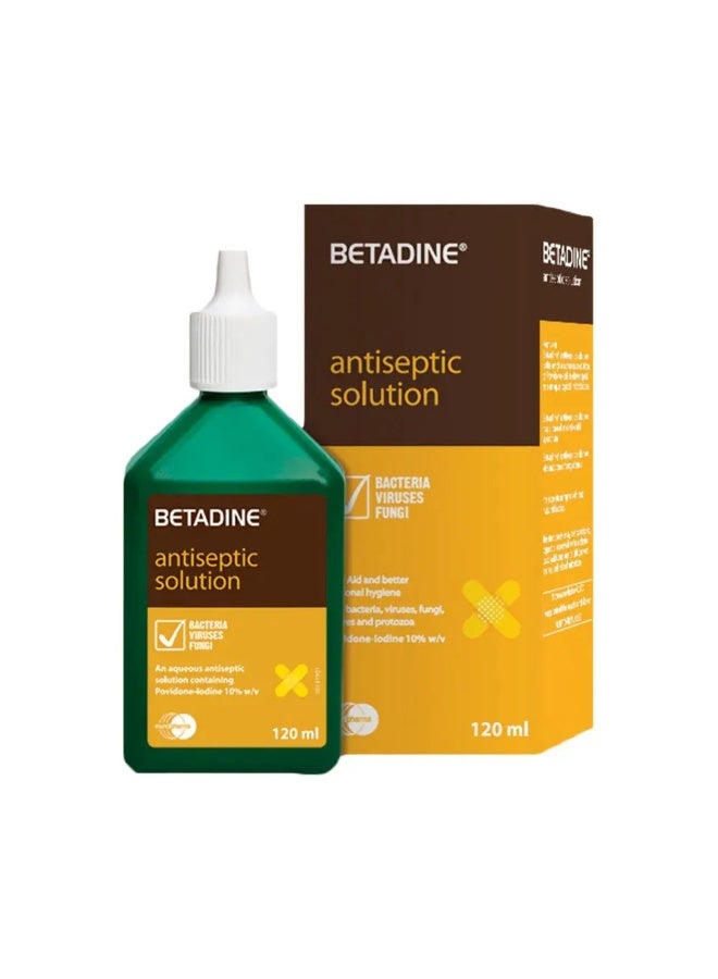 بيتادين محلول مطهر للجروح 120 مل