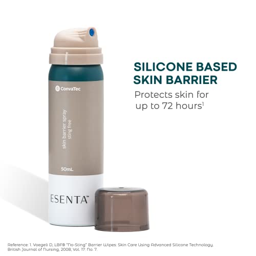 ConvaTec ESENTA Skin Barrier for Protection Around Stomas and Wounds, Silicone Based, Sting and Alcohol Free, 50 mL Spray Bottle (Pack of 1) - Image 3