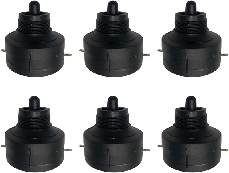 Car Tweeter Horn Loudspeaker 6pcs Set Piezoelectric Auto Tweeter Speakers Replacement for Car Audio Systems Horn Compatible with Automotive Sound Equipment - Image 1