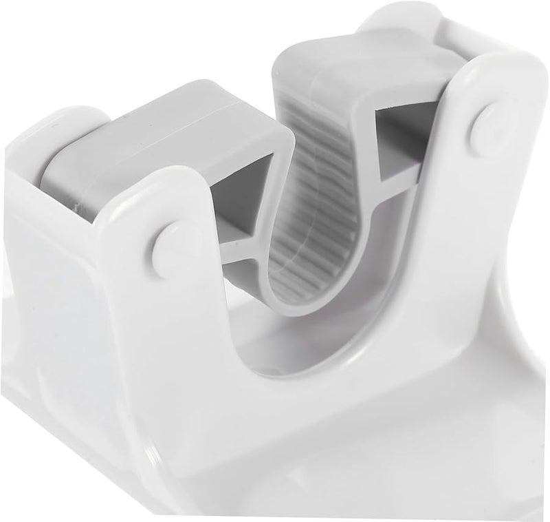 4 قطع من خطاف التخزين الثقيل للجدران لتعليق المكانس والمساحات للمطبخ والحمام - Image 3