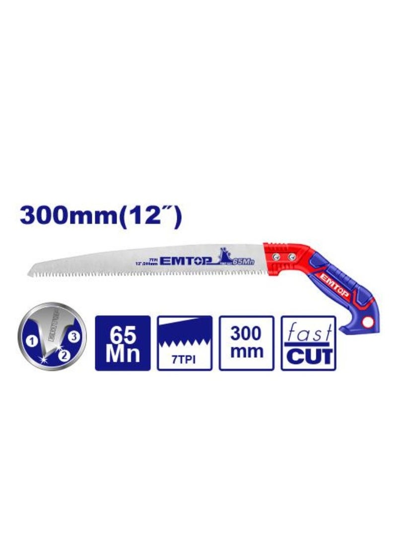 منشار اغصان شجر 12 بوصه 300 مللى عدل