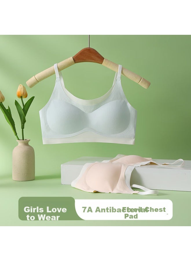 Liberal Free Series Teenage Girl Bra Underwear For Junior And Senior High School Students, Seamless, Antibacterial, Breathable, Thin Style, Adjustable, For Adolescents In Development Period - Image 4