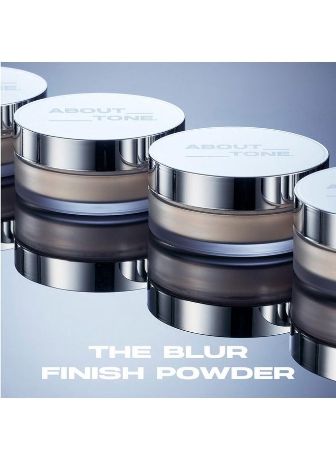 About Tone - ABOUT TONE The Blur Finish Powder/Sheer Blurring Loose Powder, Lightweight Setting Powder with Long-Wear, Translucent Mineral Finishing Powder, Natural Skin Tone for Daily Makeup, Vegan, 10g/0.35oz. - Image 1