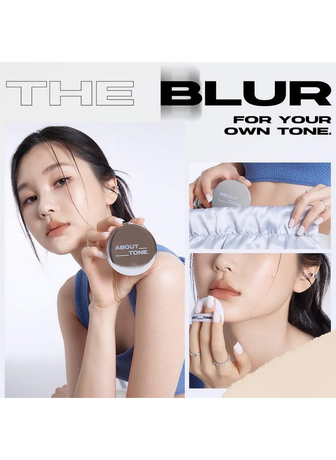 About Tone - ABOUT TONE The Blur Finish Powder/Sheer Blurring Loose Powder, Lightweight Setting Powder with Long-Wear, Translucent Mineral Finishing Powder, Natural Skin Tone for Daily Makeup, Vegan, 10g/0.35oz. - Image 1