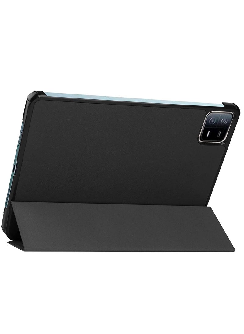 Generic - Case for Xiaomi Pad 6/6 Pro 11 Inch Released 2023 Tri Fold Slim Lightweight Hard Shell Smart Protective Cover with Multi-Angle Stand for Xiaomi Pad 6/6 Pro 11 Inch - Image 1