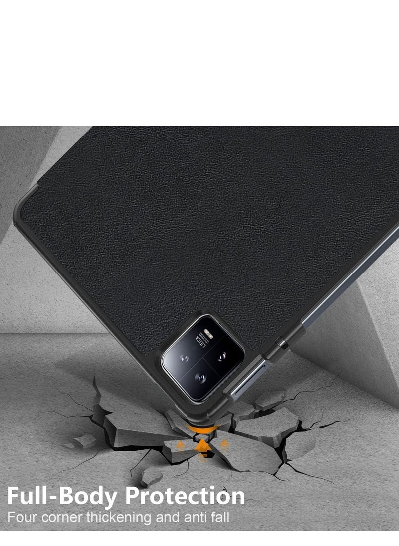 Generic - Case for Xiaomi Pad 6/6 Pro 11 Inch Released 2023 Tri Fold Slim Lightweight Hard Shell Smart Protective Cover with Multi-Angle Stand for Xiaomi Pad 6/6 Pro 11 Inch - Image 1