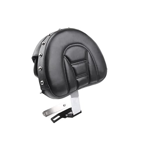 Topteng Chrome Back Rest, Motorcycle Driver Seat Rider Backrest Pad Driver Backrest for Haley Davidson Fatboy/Heritage Softail Models 2007-2017 - Image 1