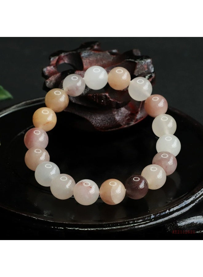 Goolsky سوار خرز بتدرج وردي للنساء - مجوهرات بسيطة على طراز INS، خرز بتدرج وردي بحجم قابل للتعديل، هدية للملابس اليومية/غير الرسمية للأصدقاء - Image 2