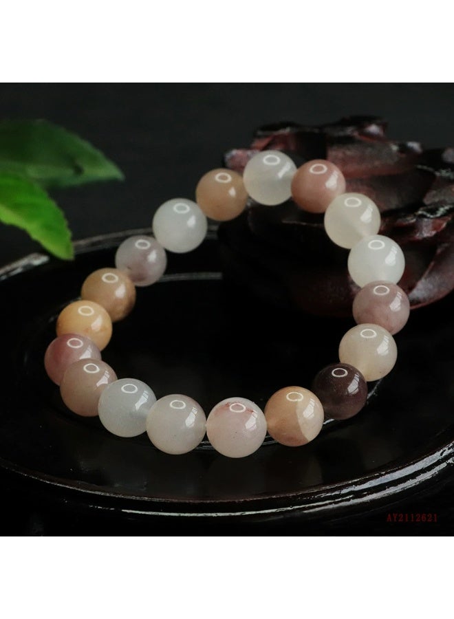 Goolsky سوار خرز بتدرج وردي للنساء - مجوهرات بسيطة على طراز INS، خرز بتدرج وردي بحجم قابل للتعديل، هدية للملابس اليومية/غير الرسمية للأصدقاء - Image 4