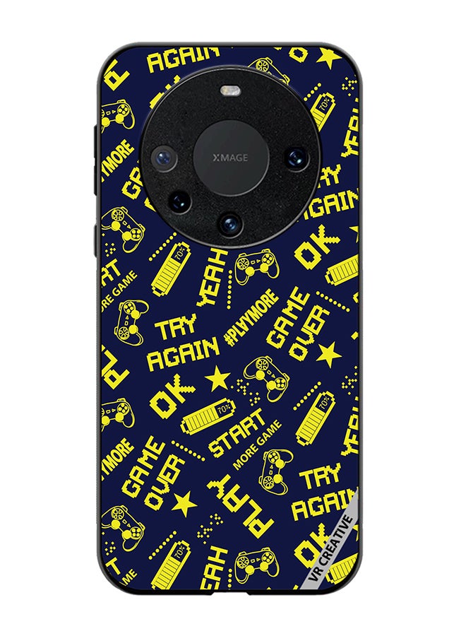 VR CREATIVE Protective Case Cover For Huawei Mate 60 Pro Plus Pixel Game Style Design Multicolour - Image 1