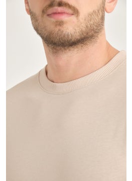 Four Man Men's Cotton Standard Cut Solid Color Basic T-Shirt with Non-Wrinkle Fabric Feature  - Image 4