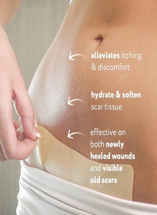 ScarAway Advanced Silicone Scar Sheets for C-Section, Reusable Strips (1.5” x 7”) for Hypertrophic and Keloid Scars from C-Section & Other Surgeries, 4 Sheets - Image 4