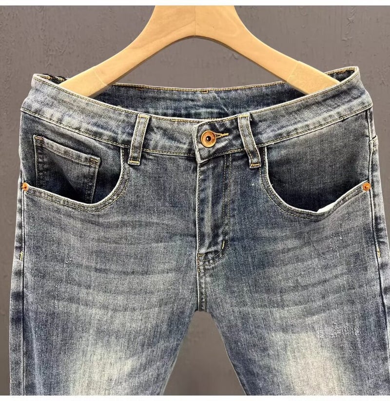Unisex Classic Denim Jeans Loose Fit Daily Outdoor Wear - Image 1