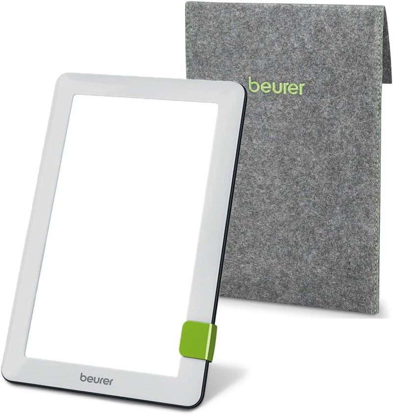 Beurer مصباح ضوء النهار المحمول Beurer TL30 خالي من الأشعة فوق البنفسجية 10000 لوكس ضوء أبيض ساطع للعلاج بالضوء للاستخدام المنزلي والسفر وإضاءة المكتب - Image 1