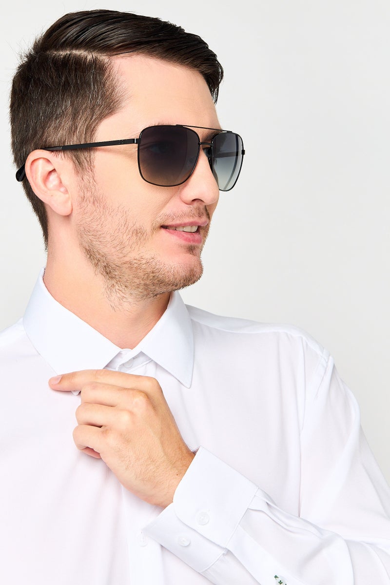 Timberland Men TB00044 Oversized Sunglasses, Black - Image 2